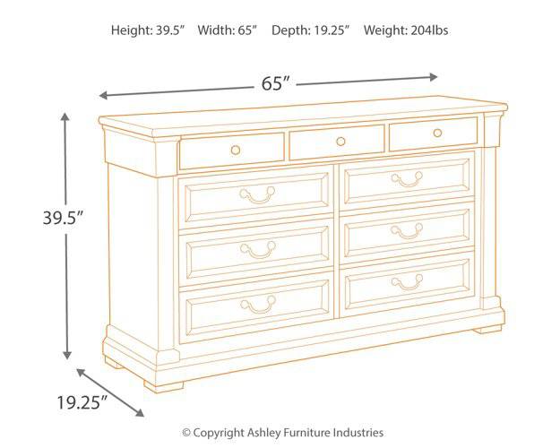 Bolanburg Dresser - Affordable Home Luxury