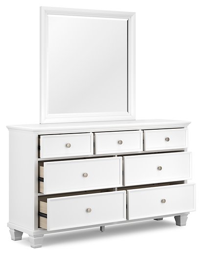 Fortman Dresser and Mirror - Affordable Home Luxury