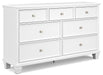 Fortman Dresser and Mirror - Affordable Home Luxury