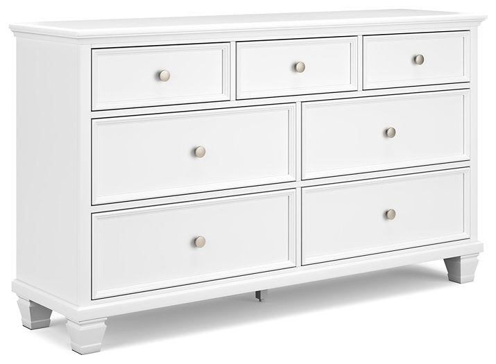 Fortman Dresser and Mirror - Affordable Home Luxury