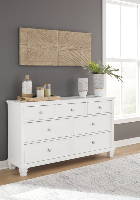 Fortman Dresser and Mirror - Affordable Home Luxury