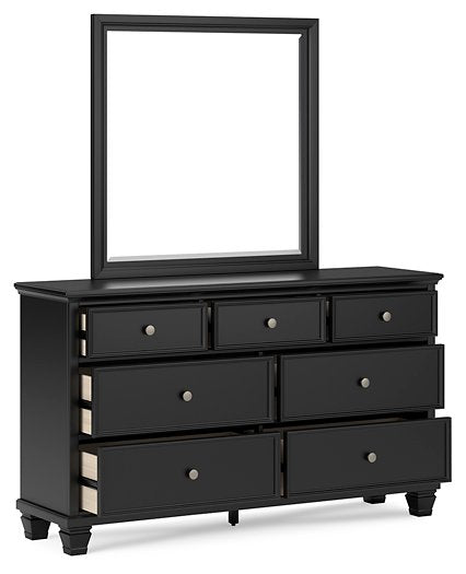 Lanolee Dresser and Mirror - Affordable Home Luxury