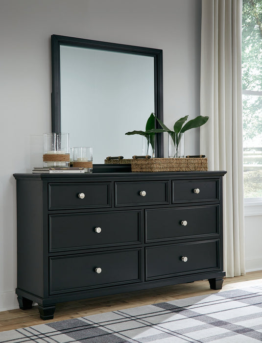 Lanolee Dresser and Mirror - Affordable Home Luxury