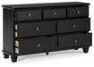 Lanolee Dresser and Mirror - Affordable Home Luxury