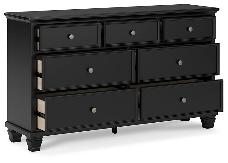 Lanolee Dresser and Mirror - Affordable Home Luxury