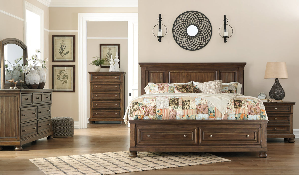 Flynnter Bed with 2 Storage Drawers - Affordable Home Luxury