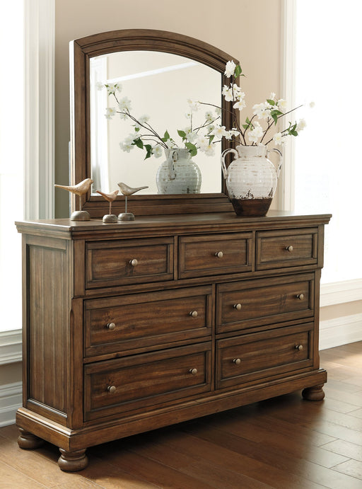 Flynnter Dresser and Mirror - Affordable Home Luxury