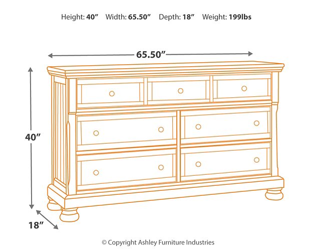 Flynnter Dresser - Affordable Home Luxury