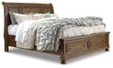 Flynnter Bed with 2 Storage Drawers - Affordable Home Luxury