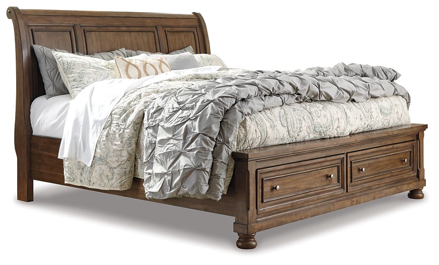 Flynnter Bed with 2 Storage Drawers - Affordable Home Luxury