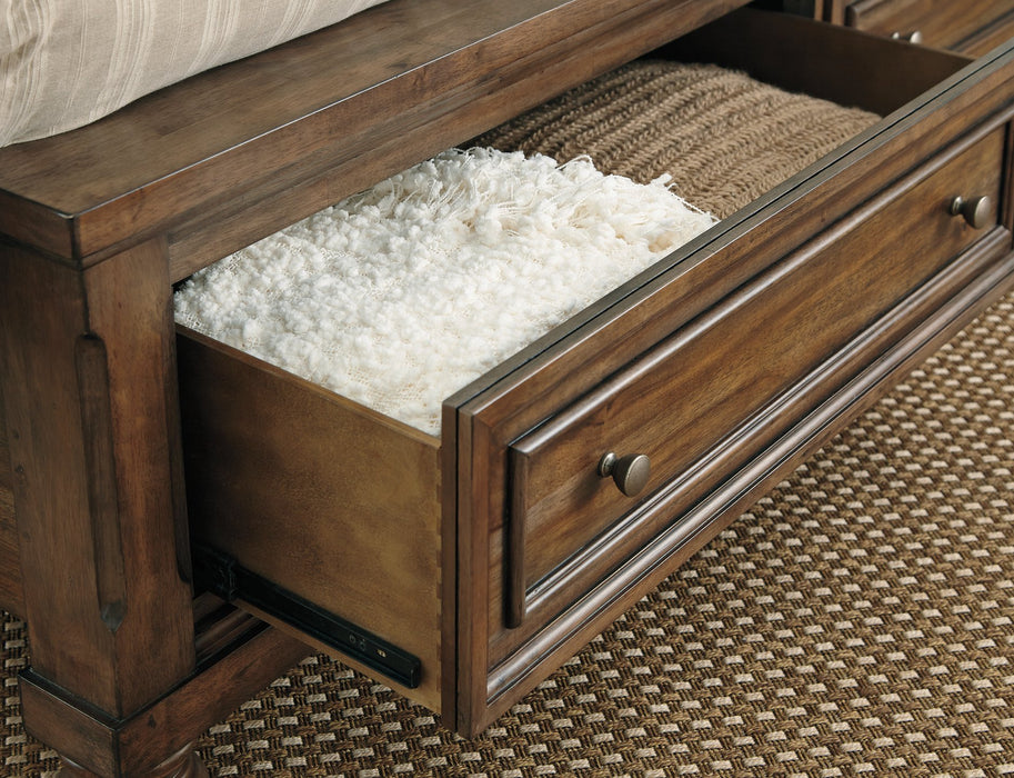 Flynnter Bed with 2 Storage Drawers - Affordable Home Luxury