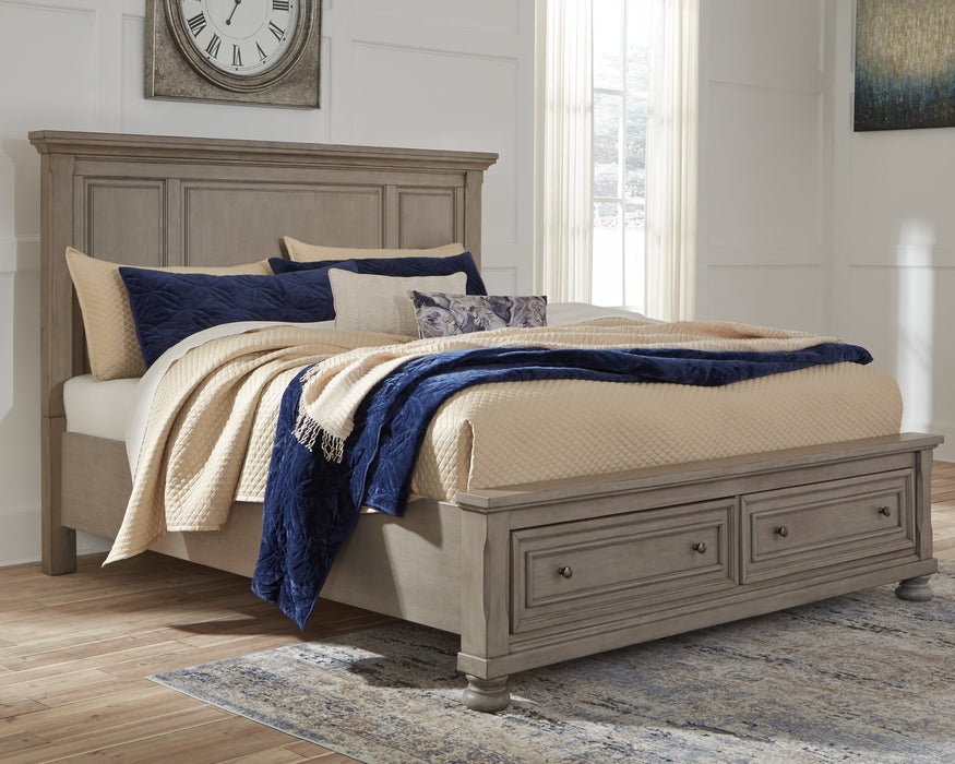 Lettner Panel Storage bed - Affordable Home Luxury