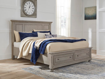 Lettner Panel Storage bed - Affordable Home Luxury