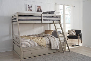 Lettner Youth Bunk Bed with 1 Large Storage Drawer - Affordable Home Luxury