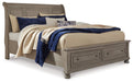 Lettner Bed with 2 Storage Drawers - Affordable Home Luxury