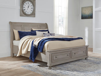Lettner Bed with 2 Storage Drawers - Affordable Home Luxury