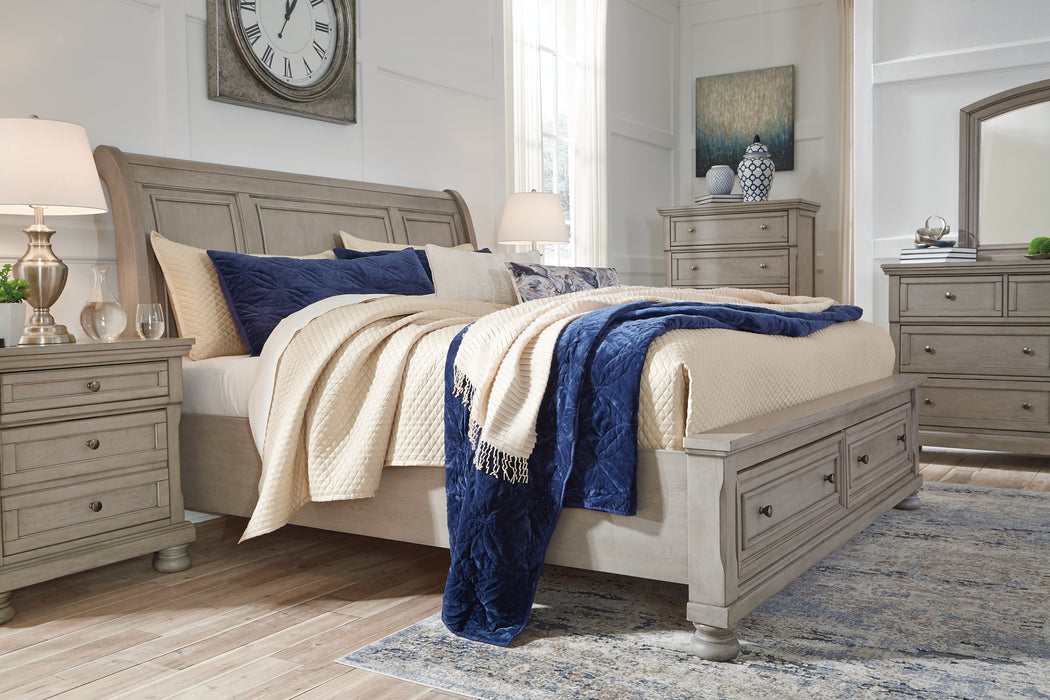 Lettner Bed with 2 Storage Drawers - Affordable Home Luxury