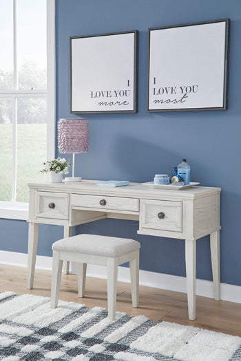 Robbinsdale Vanity with Stool - Affordable Home Luxury
