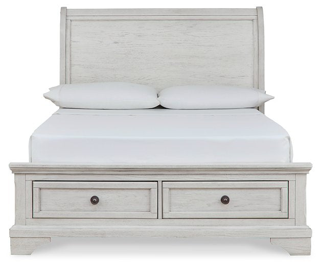 Robbinsdale Sleigh Storage Bed - Affordable Home Luxury