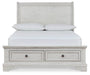 Robbinsdale Sleigh Storage Bed - Affordable Home Luxury