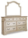 Realyn Dresser and Mirror - Affordable Home Luxury