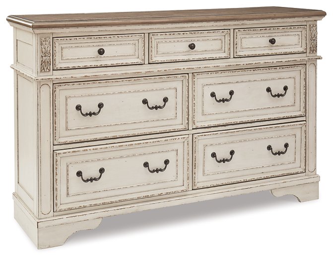 Realyn Dresser and Mirror - Affordable Home Luxury