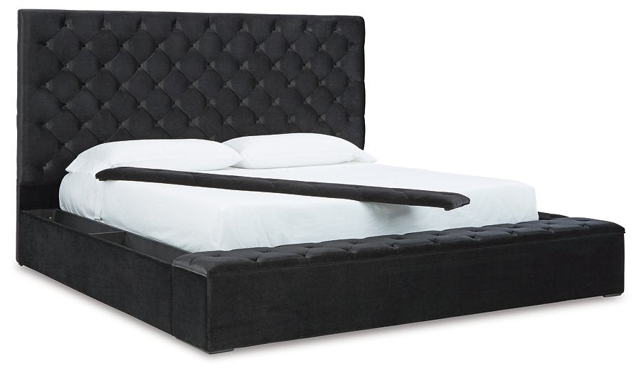 Lindenfield Upholstered Bed with Storage - Affordable Home Luxury