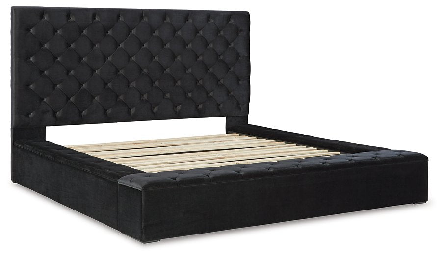 Lindenfield Upholstered Bed with Storage - Affordable Home Luxury