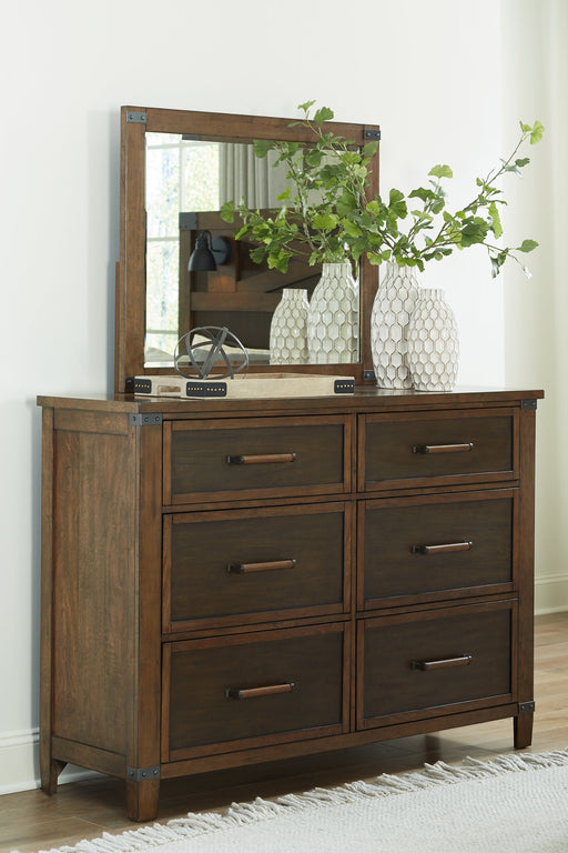 Wyattfield Dresser and Mirror - Affordable Home Luxury