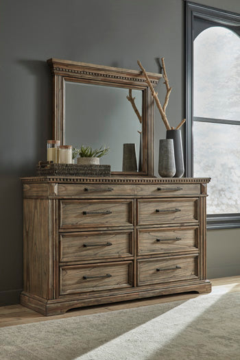 Markenburg Dresser and Mirror - Affordable Home Luxury