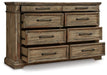 Markenburg Dresser and Mirror - Affordable Home Luxury