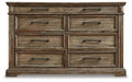 Markenburg Dresser and Mirror - Affordable Home Luxury