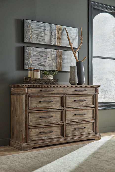 Markenburg Dresser and Mirror - Affordable Home Luxury