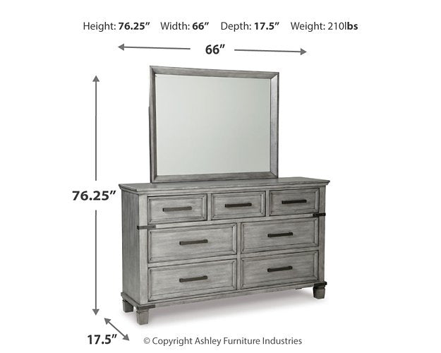 Russelyn Dresser and Mirror - Affordable Home Luxury