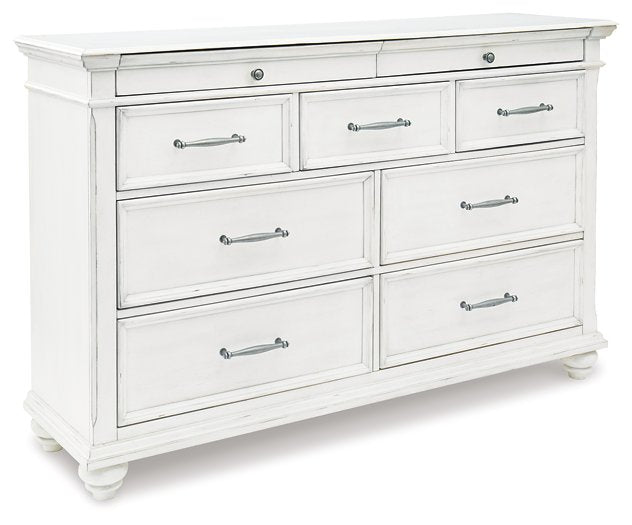 Kanwyn Dresser and Mirror - Affordable Home Luxury