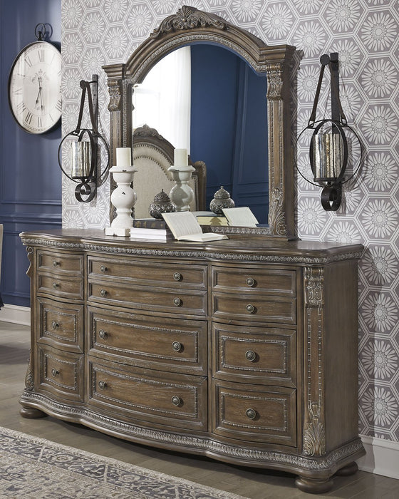 Charmond Dresser and Mirror - Affordable Home Luxury