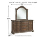 Charmond Dresser and Mirror - Affordable Home Luxury