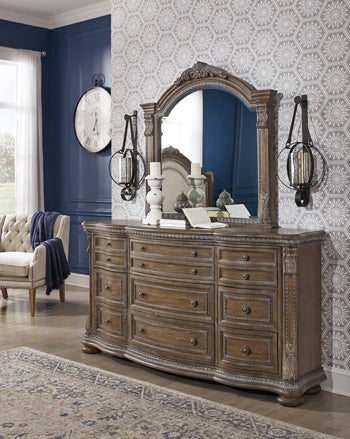 Charmond Dresser and Mirror - Affordable Home Luxury