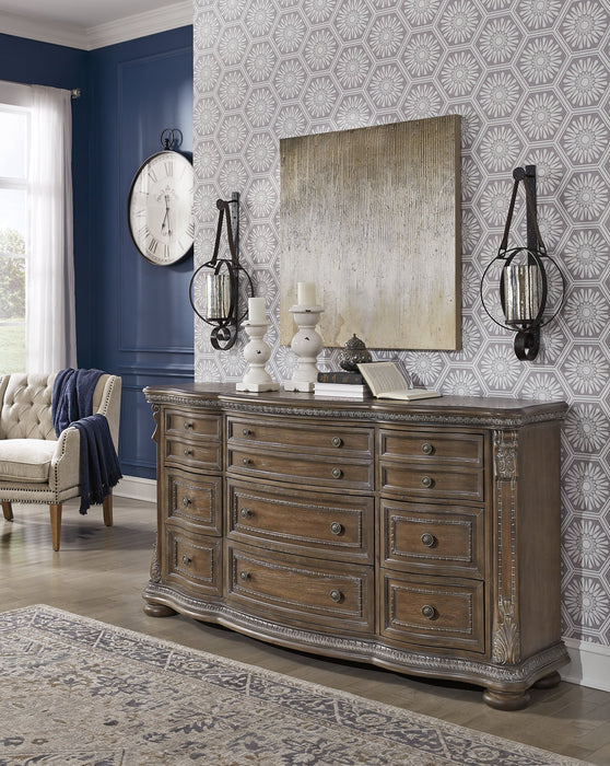 Charmond Dresser and Mirror - Affordable Home Luxury