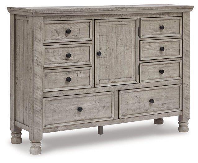 Harrastone Dresser and Mirror - Affordable Home Luxury