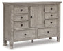 Harrastone Dresser and Mirror - Affordable Home Luxury