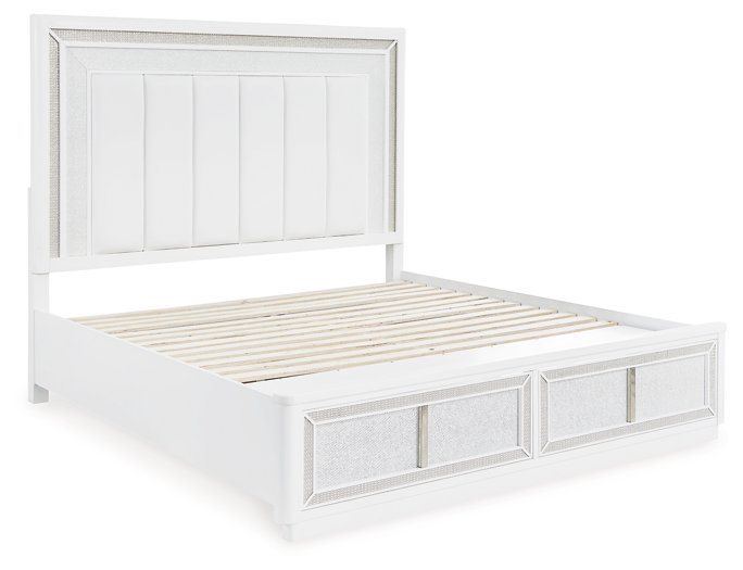 Chalanna Upholstered Storage Bed - Affordable Home Luxury