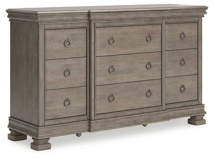 Lexorne Dresser and Mirror - Affordable Home Luxury