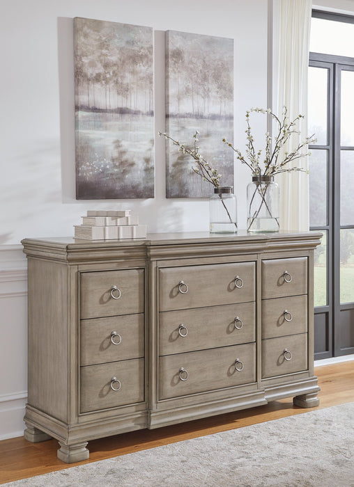 Lexorne Dresser and Mirror - Affordable Home Luxury