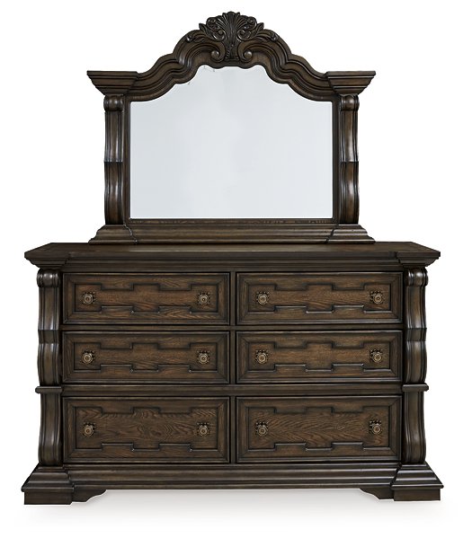 Maylee Dresser and Mirror - Affordable Home Luxury