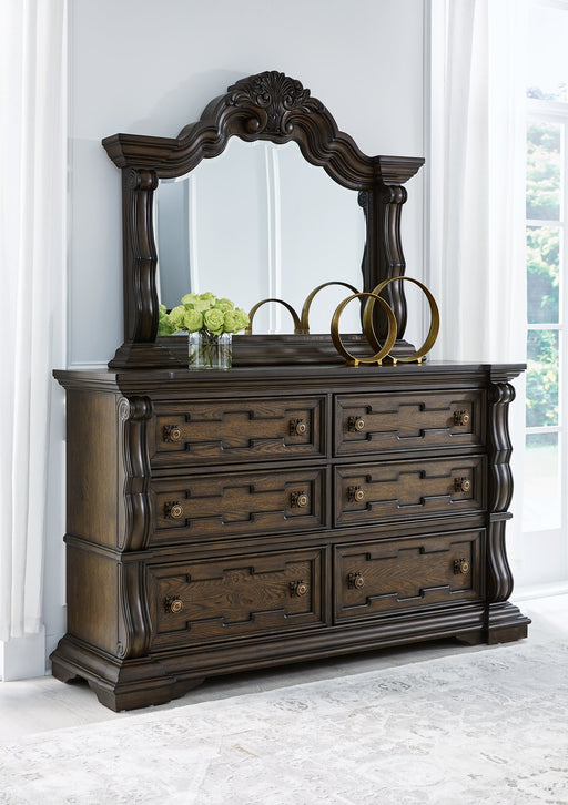 Maylee Dresser and Mirror - Affordable Home Luxury