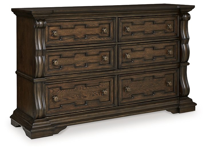 Maylee Dresser and Mirror - Affordable Home Luxury