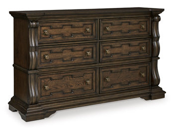 Maylee Dresser and Mirror - Affordable Home Luxury