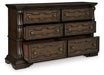 Maylee Dresser and Mirror - Affordable Home Luxury