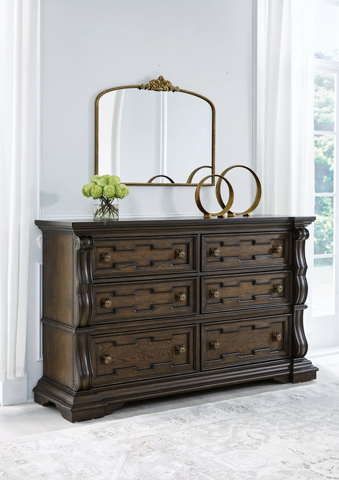 Maylee Dresser and Mirror - Affordable Home Luxury